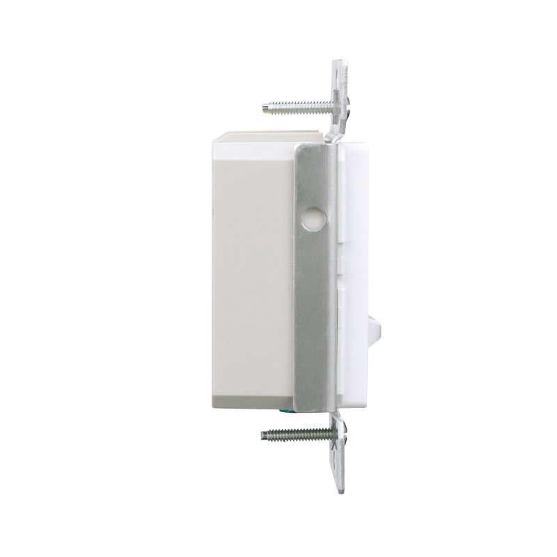 Eaton FSUL06-W-KB-L LED Slide Dimmer, 120 V, 3-Gang, CFL, Fluorescent, Halogen, Incandescent, LED Lamp, White