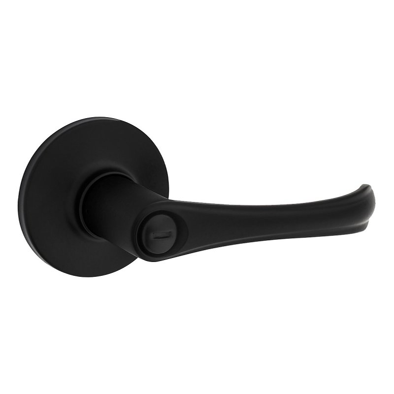Weiser Safe Lock Grapevine 9SL30000-091 Privacy Door Handle, Traditional Design, Lever Handle, Matte Black