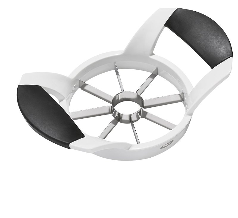 Good Grips 32681 Apple Divider, Stainless Steel Blade, Rubber Handle, Dishwasher Safe: Yes