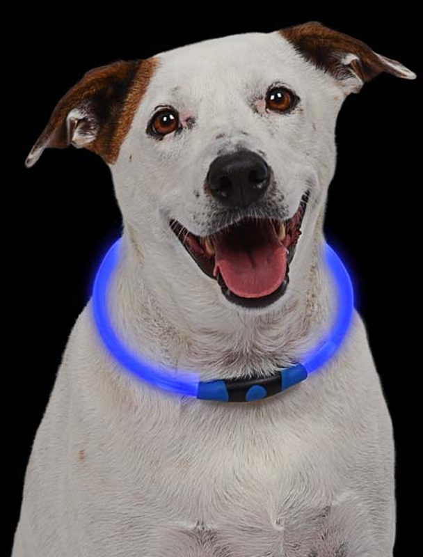Nite Ize NITEHOWL NHO-03-R3 Safety Necklace, 12 to 27 in L Collar, Polymer, Blue