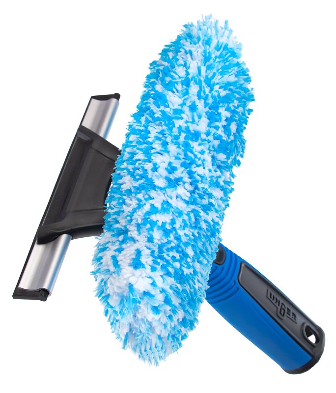 Unger Professional 981600 2-In-1 Window Cleaner, 6 in L Head, Plastic Head, 3.54 in L