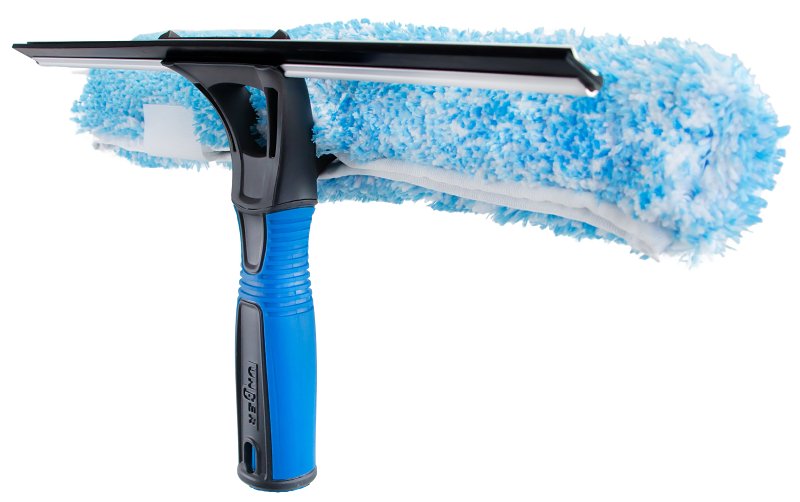Unger Professional 981640 2-In-1 Window Cleaner, 14 in L Head, Plastic Head, 11.81 in L