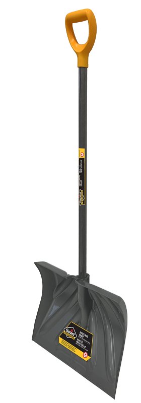 Garant GIPM18KD Snow Shovel, 18 in W Blade, Polypropylene Blade, Stained Ash Handle, D-Grip Handle, 42 in L Handle