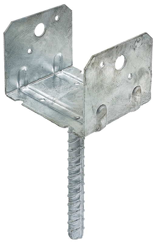 Simpson Strong-Tie RCPS Series RCPS4HDG Rebar Carport Saddle, 4 x 4 in Post/Joist, Steel