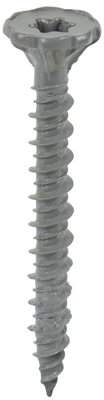 Rock-On 23311 Screw, #9 Thread, High-Low Thread, Flat Head, Star Drive, Type S Point, Steel, Climacoat, 140 PK