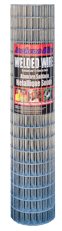 Jackson Wire 11 05 19 14 Welded Wire Fence, 25 ft L, 36 in H, 1 x 2 in Mesh, 14 ga Gauge, Galvanized