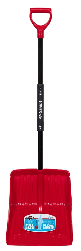 Garant GP139FSKD Snow Shovel, 14-1/2 in W Blade, 13.9 in L Blade, Poly Blade, 30-5/8 in OAL