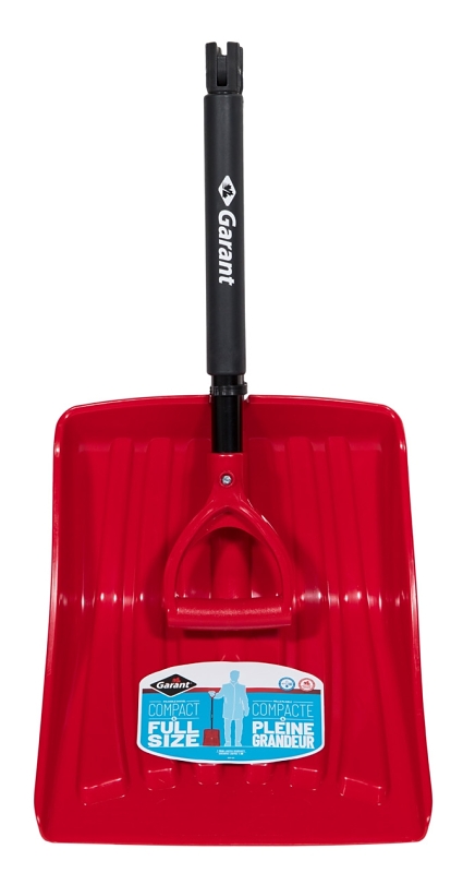 Garant GP139FSKD Snow Shovel, 14-1/2 in W Blade, 13.9 in L Blade, Poly Blade, 30-5/8 in OAL
