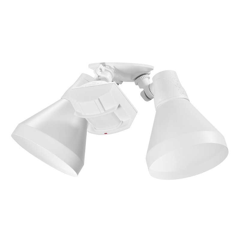 globe 17000273 Security Flood Light, White Fixture