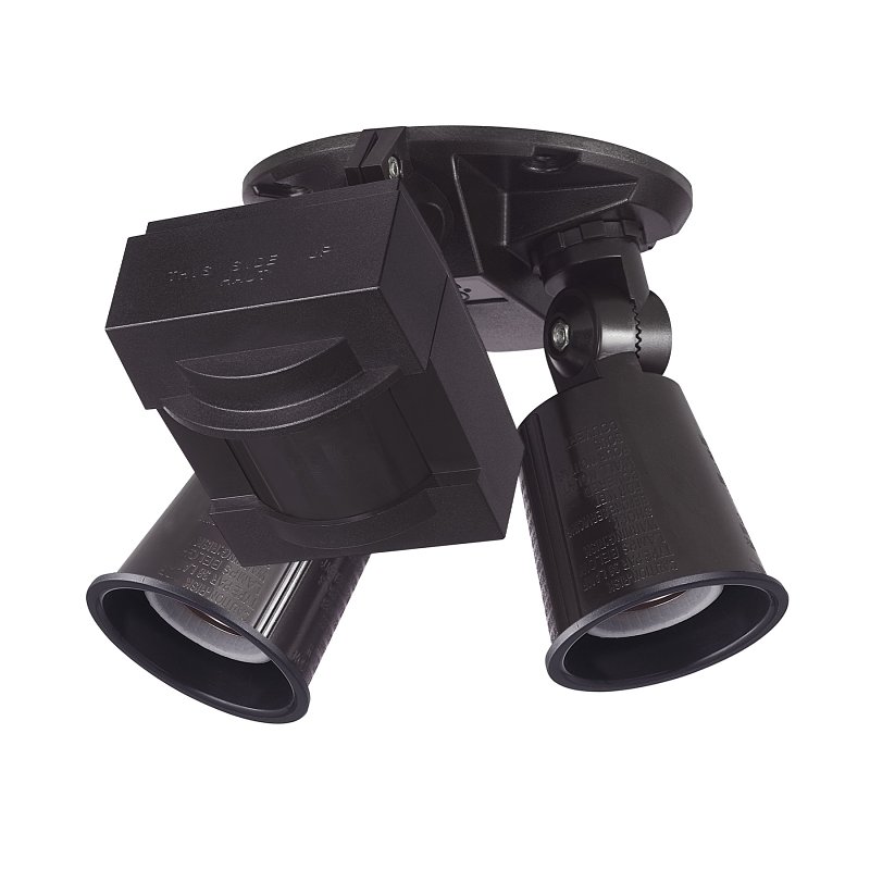 globe 17000268 Security Flood Light, Bronze Fixture