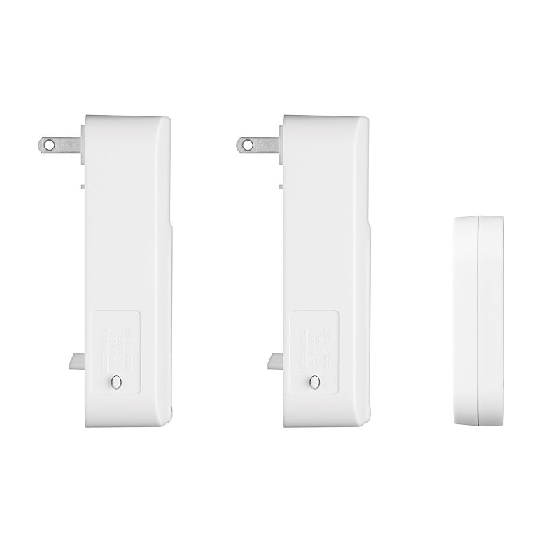 KIT DOORBELL PLUG-IN WRLSS WHT