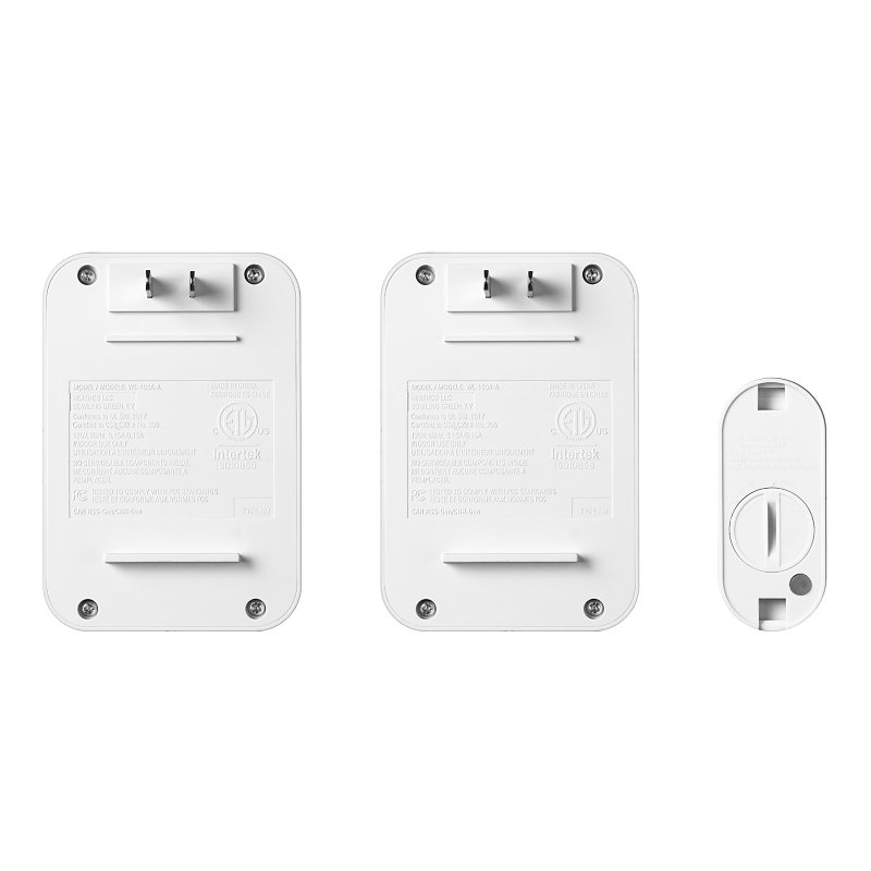 KIT DOORBELL PLUG-IN WRLSS WHT