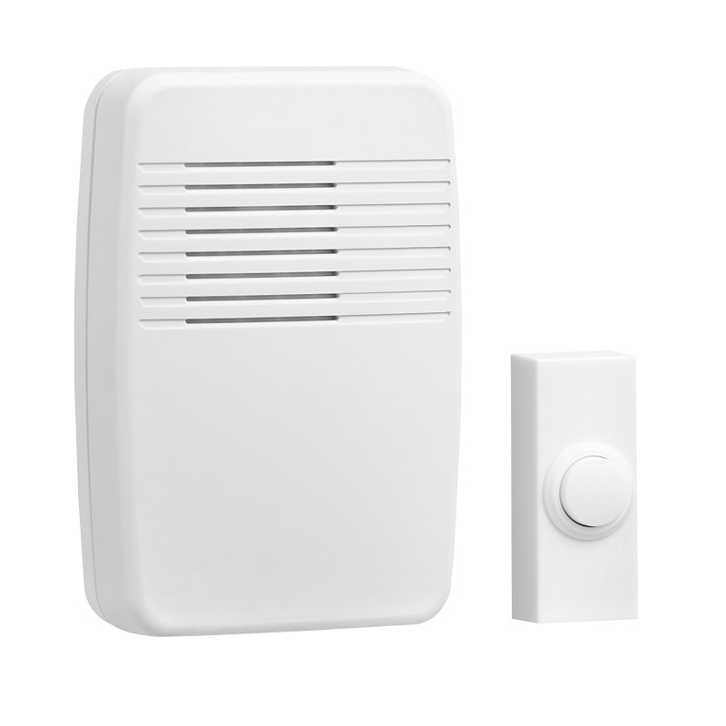KIT DOORBELL PLUG-IN WRLSS WHT