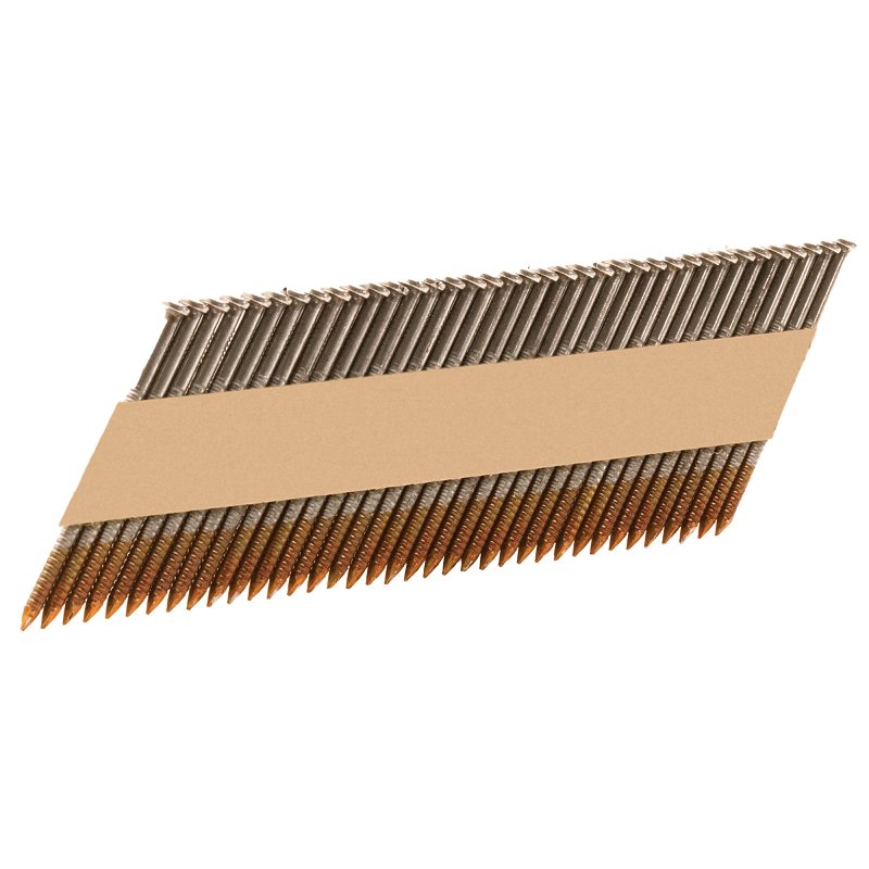 Metabo HPT 15102MHPT Framing Nail, 2-3/8 in L, Steel, Bright, Clipped Head, Smooth Shank