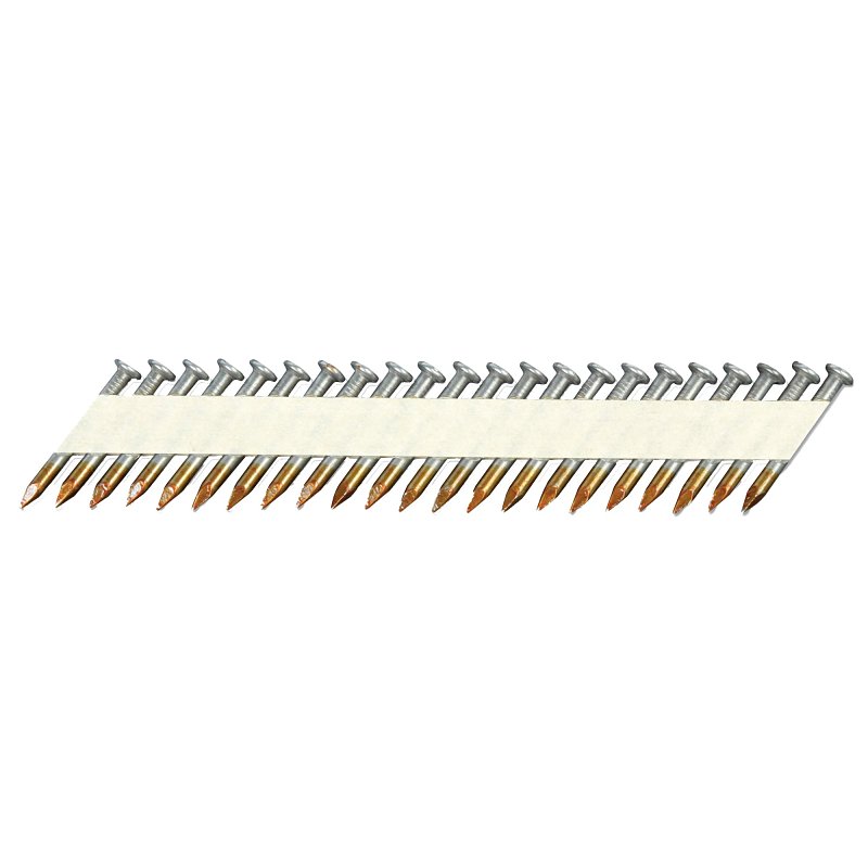 Metabo HPT 17124HPT Connector Nail, 1-1/2 in L, Metal, Basic Bright, Full Round Head, Smooth Shank
