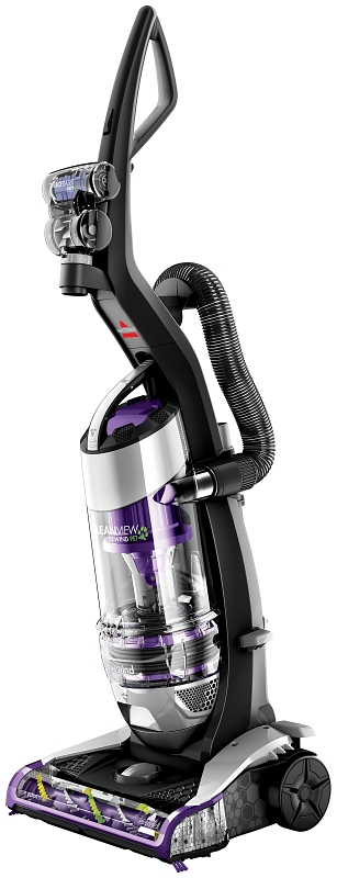 Bissell CleanView 2258C Swivel Pet Rewind Upright Vacuum, Multi-Level Filter, 27 ft L Cord, Black