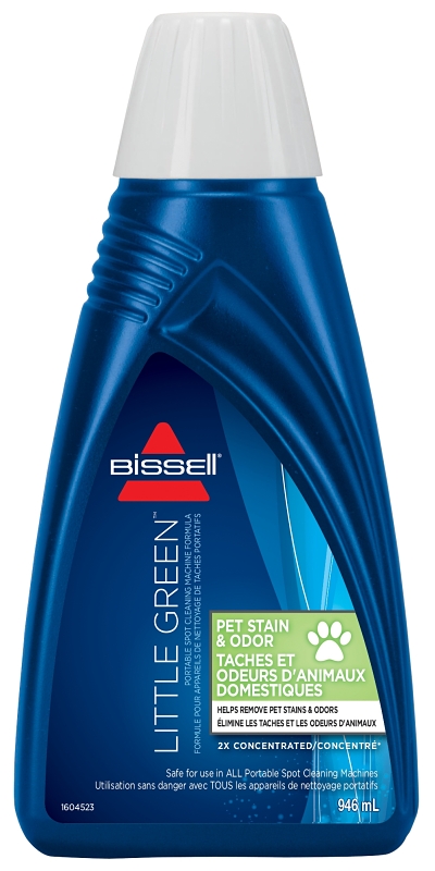 Bissell 2X 2034C Carpet Cleaner, 32 oz, Liquid, Pale Yellow