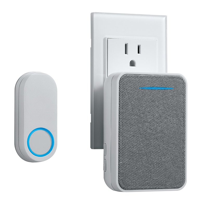Heath Zenith 18000153 Doorbell Kit, Wireless, Gray/White