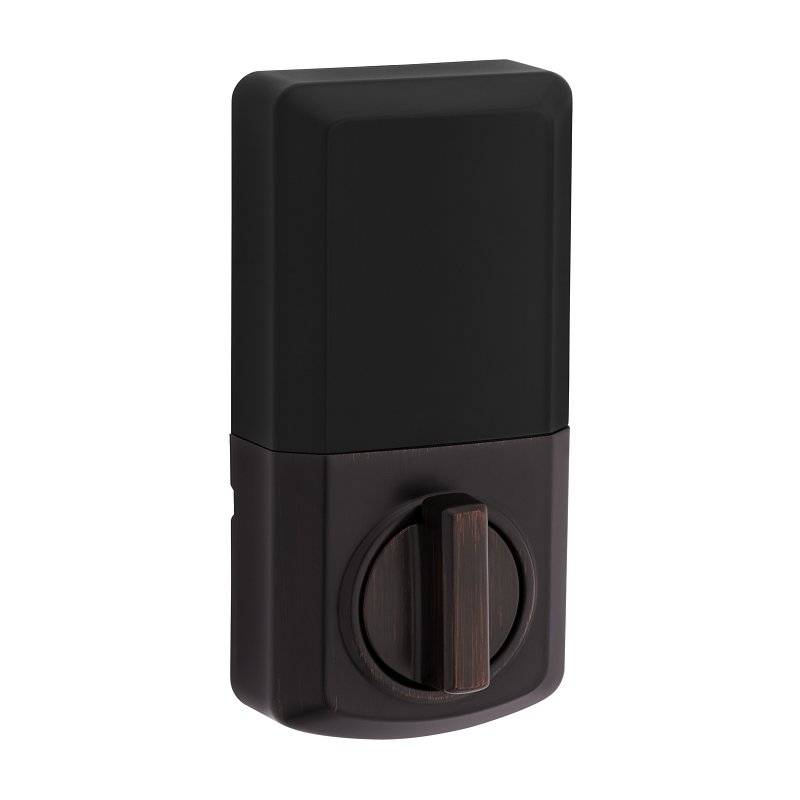Kwikset Powerbolt 250 992500-003 Keypad Electronic Lock, 3 Grade, Zinc, Venetian Bronze, KW1 Keyway