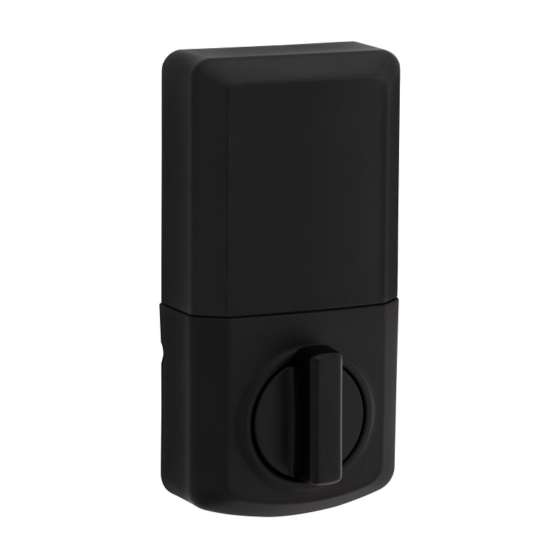 Kwikset Powerbolt 250 992500-004 Keypad Electronic Lock, 3 Grade, Zinc, Matte Black, KW1 Keyway