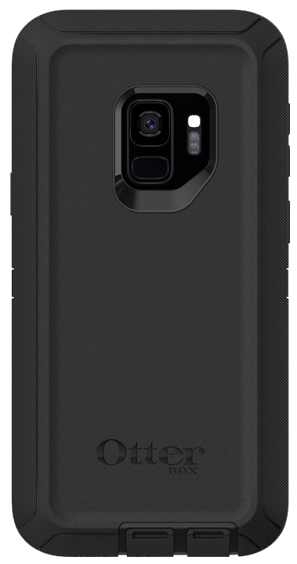 Nite Ize Defender 77-57814 Cell Phone Case, For: Samsung Galaxy S9, Polycarbonate/Rubber, Black