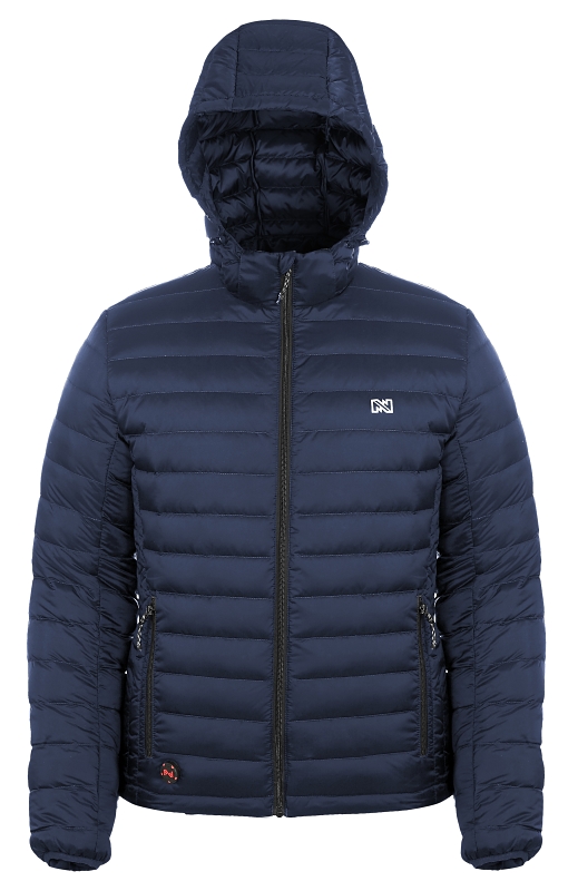 Mobile Warming MWJ18M06-06-04 Ridge Jacket, L, Men's, Fits to Chest Size: 42 in, Nylon, Navy