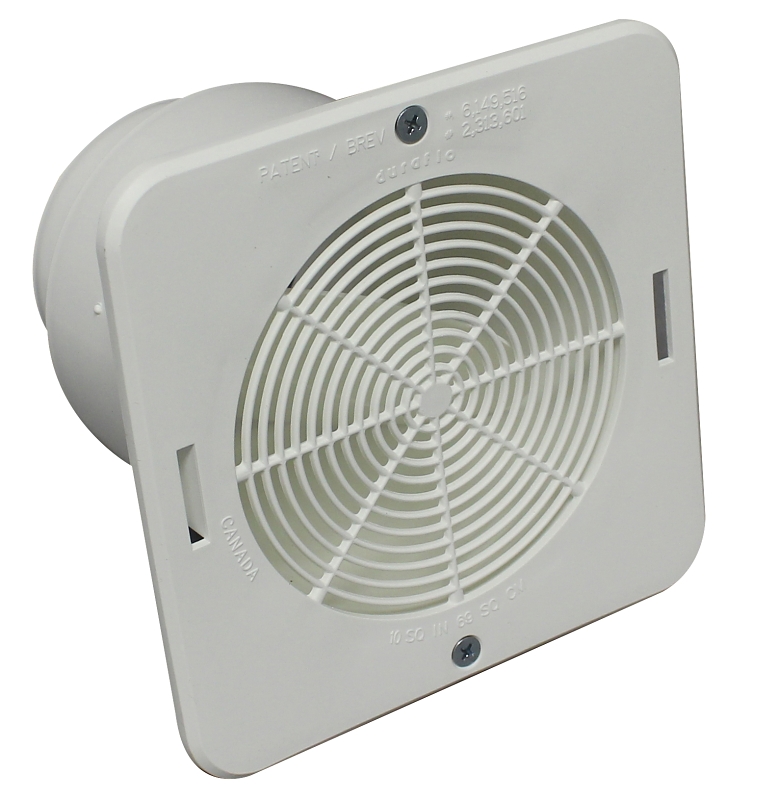 CANPLAS 646015 Soffit Exhaust Vent, 4.3 L, 5-3/4 in W, Vinyl, White