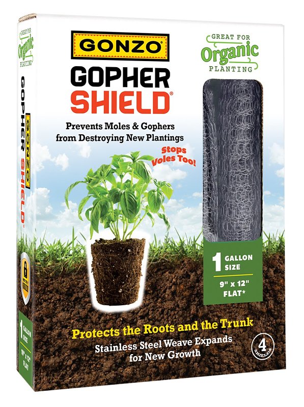 Gonzo 5007 Gopher Shield, Flat, 12 in L