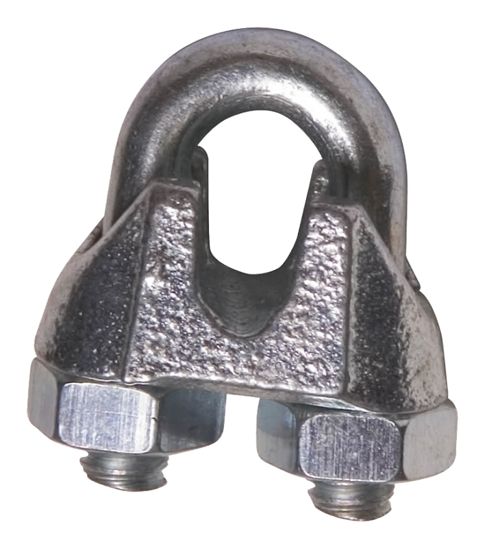 Ben-Mor 70001 Wire Rope Clip, 1/16 in Dia Wire Rope, Steel, Zinc