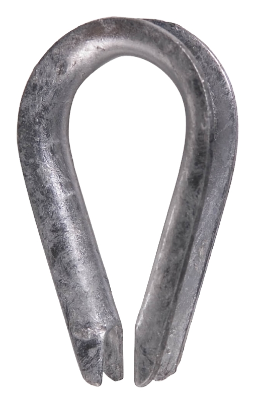 Ben-Mor 70224 Standard Thimble, 3/8 in Dia Cable, Galvanized