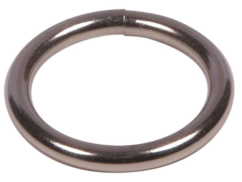 Ben-Mor 71000 Round Ring, 1 in Dia Ring, Steel, Nickel-Plated