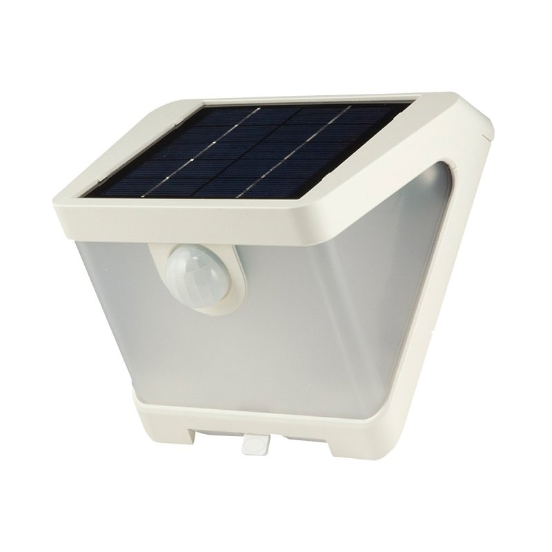Halo SWL Series SWL0540W Solar Security Wedge Light, 5.36 in L x 5.27 in W x 3.32 in H Dimensions, 500 Lumens