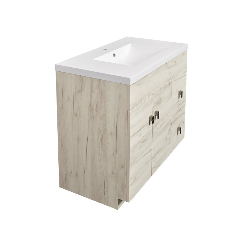 Luxo Marble Eco Series ECO 3722 MAG OLDW Bathroom Vanity, 37 in W Cabinet, 21-1/4 in D Cabinet, 31-3/4 in H Cabinet