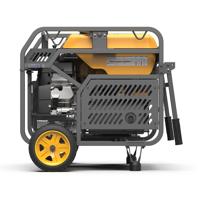 Firman P12002 Portable Generator, 30 A, 120/240 VAC, Gasoline, 13 gal Tank, 11 hr Run Time, Electric Start