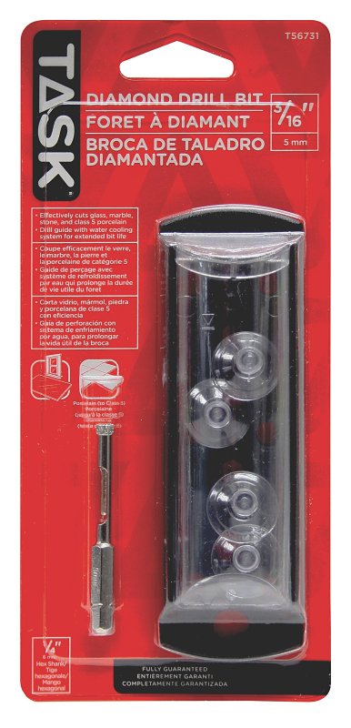 Task T56731 Drill Bit, 3/16 in Dia, 1/PK