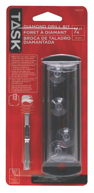 Task T56732 Drill Bit, 1/4 in Dia, 1/PK