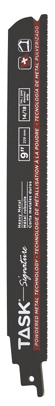 TASK Signature T24503B Reciprocating Blade, 1 in W, 9 in L, 14/18 TPI