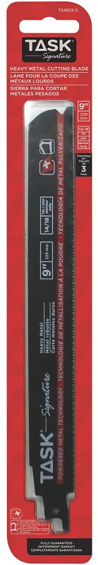 TASK Signature T24503-3 Reciprocating Saw Blade, 9 in L, 14/18 TPI