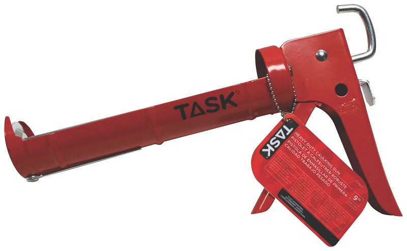 Task T37071 Cradle Caulk Gun, Red, Trigger Handle
