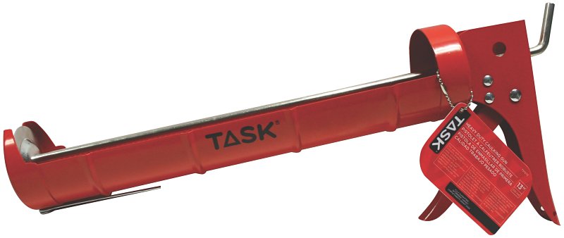 Task T37073 Cradle Caulk Gun, Red, Heavy-Duty