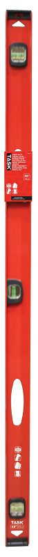 Task T58027 Light-Duty I-Beam Level, 48 in L, Magnetic, Aluminum
