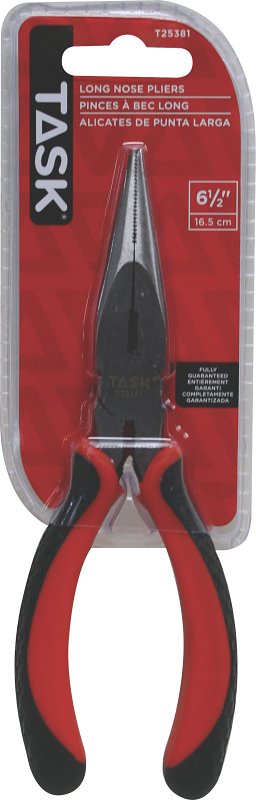 Task T25381 Plier, 6-1/2 in OAL, Soft Touch Grip Handle