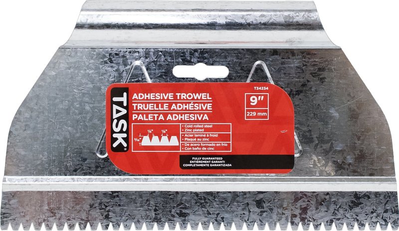 Task T34234 Adhesive Spreader, 3/16 x 1/8 x 1/8 in Notch