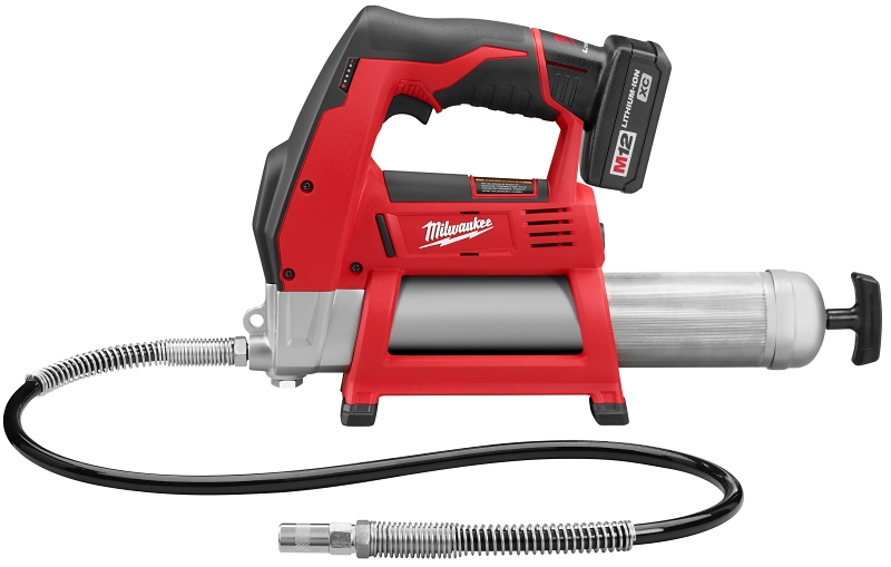 Milwaukee M12 2446-21XC Grease Gun Kit, 8000 psi Pressure
