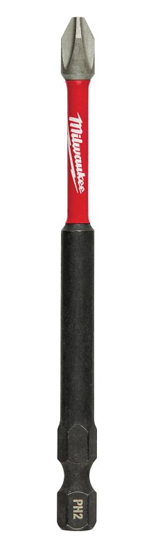 Milwaukee 48-32-4562 Power Bit, #2 Drive, Phillips Drive, 1/4 in Shank, Hex Shank, 3-1/2 in L, Proprietary Steel
