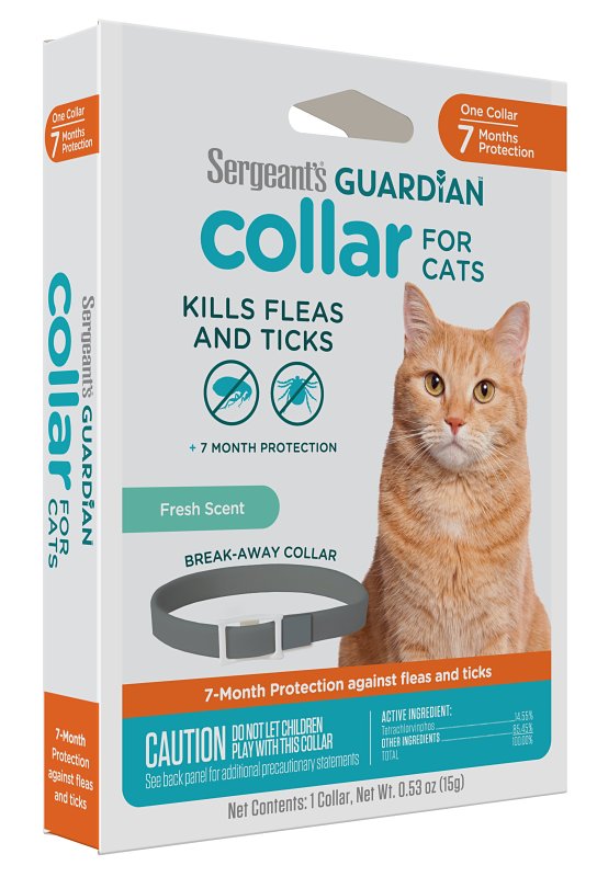 Sergeant's Guardian Pro 129 Flea and Tick Collar, >12 weeks Breed, Lasts up to: 7 months