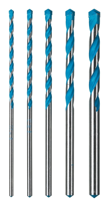 Bosch MC500 Drill Bit Set, Multi-Construction, 5-Piece, Carbide