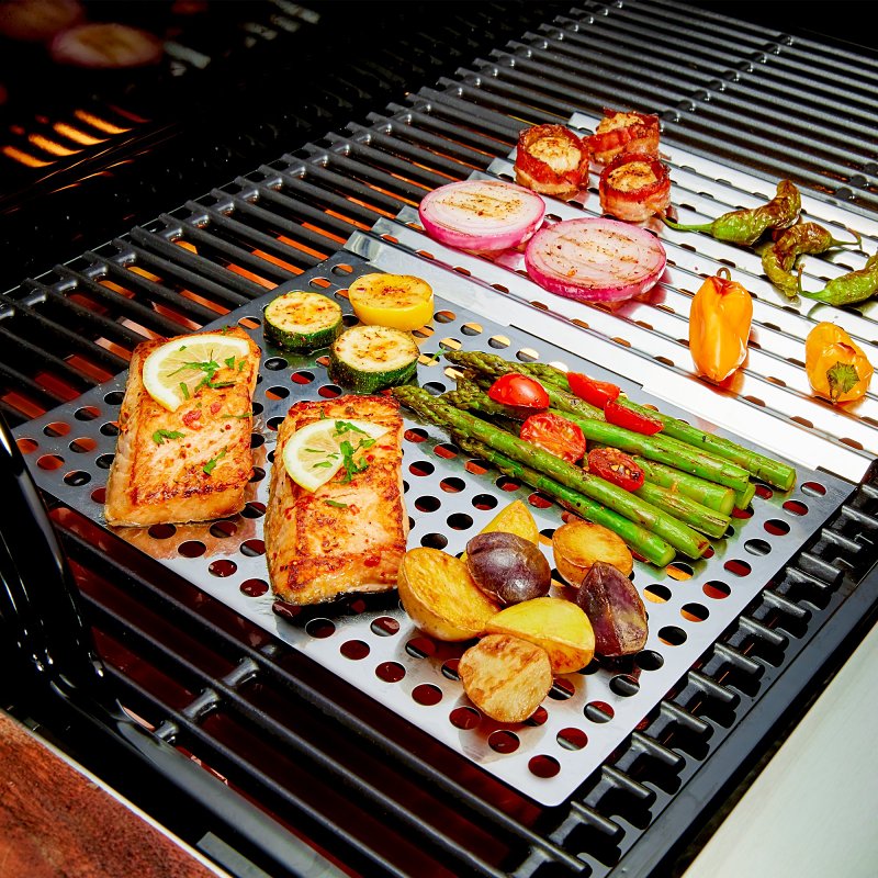 Mr. BAR-B-Q 06039X Barbecue Sheet, Reusable, Stainless Steel