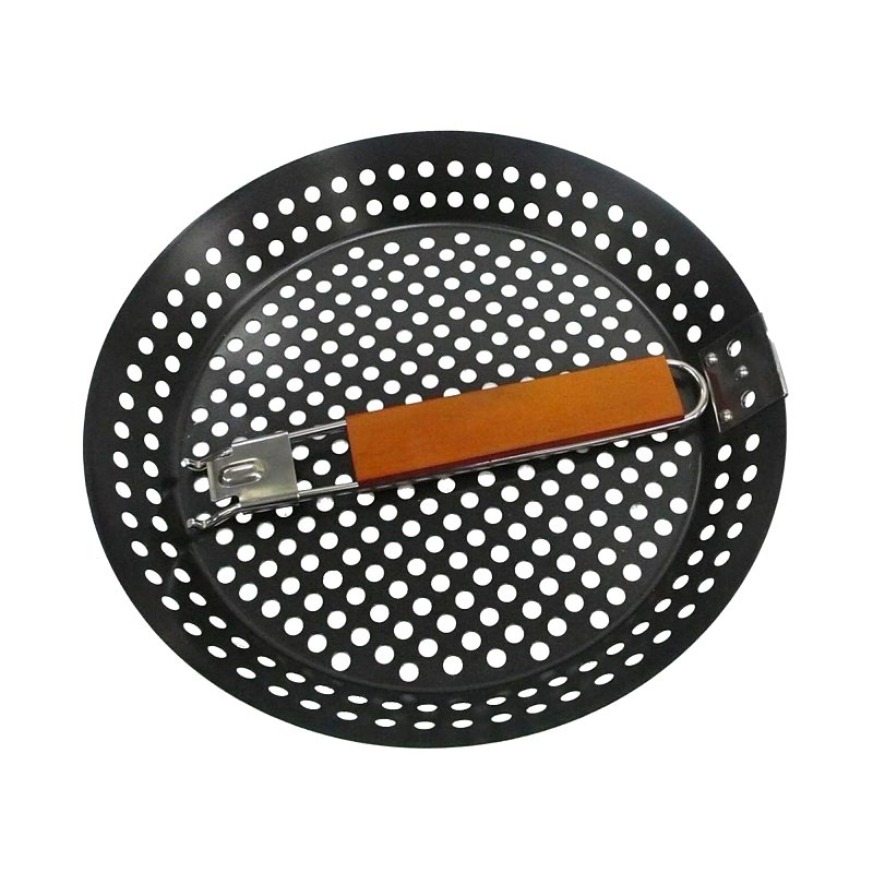 Mr. BAR-B-Q 06750Y Grilling Skillet, Removable Handle