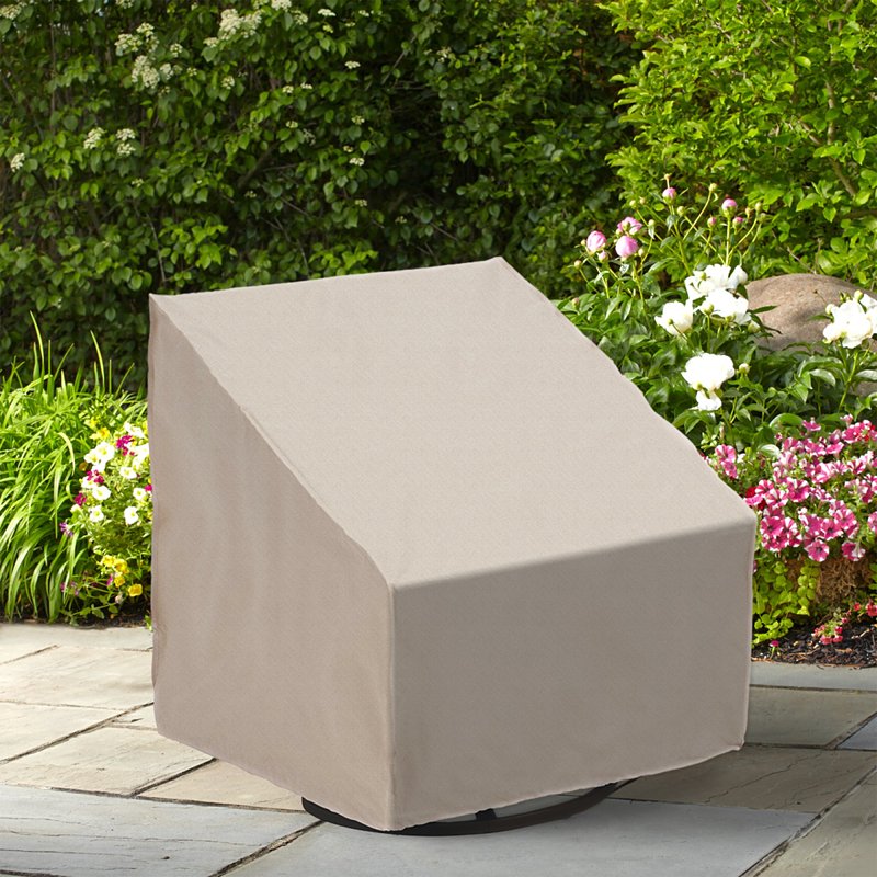 Mr. BAR-B-Q 07833BBGD Oversized Chair Cover, 33 in L, 35 in W, 36 in H, Elastic, Taupe